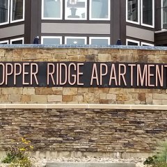 Copper Ridge Apartments Sign
