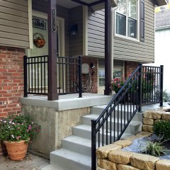 Residential Front Porch Rail