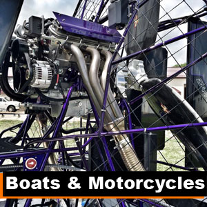 Boat and Motorcycle Powder Coating Photo Gallery